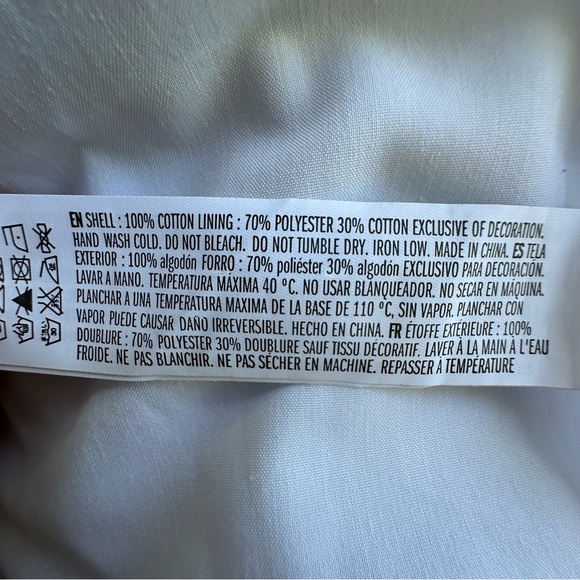 English Factory White Ladder Lace Rainbow Dress Like New Sz M - Picture 7 of 9